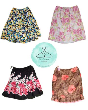 190526-3 Y2k printed skirts 10 pcs
