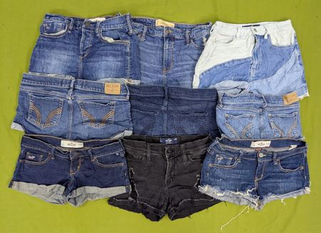 💥 RV3554 Hollister Denim Mini Shorts