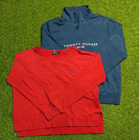 5779 _ Ralph Lauren, Tommy Hilfiger, ¼ Zip and Sweatshirt