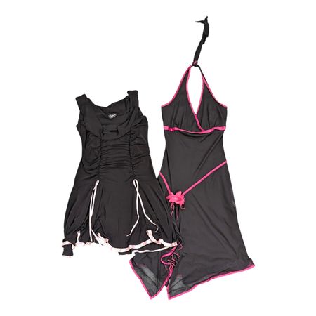 Y2K Black Slip & Mini Dress Bundle | Trendy Collection