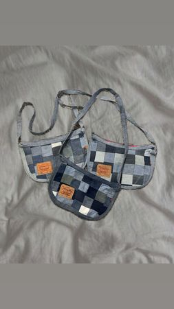 Bagages en denim multi-patch Levi's upcyclés