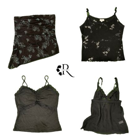 Y2k Cute Vibes Girl Cami Tops R 2021