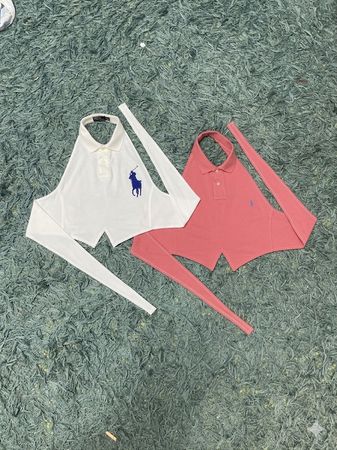 Upcycle Polo Ralph Lauren Halter tops (DV -05)