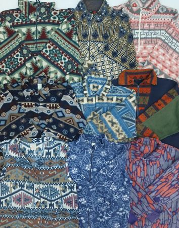 Vintage Funky Fleece Jackets