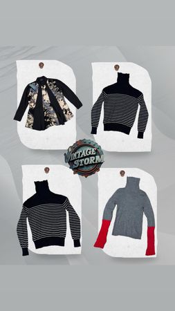 Y2K Turtle Neck Sweater