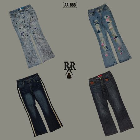 Y2K It Girl Denim Jeans (AA-888)