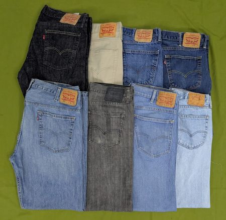 RV3572 Levi's Zipper Jeans