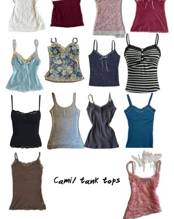 Y2K Cami Tops - (21/05)