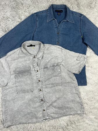 Jeansbluse