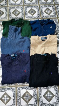 Polo ralph Lauren Full zipper and heavy sweater mix