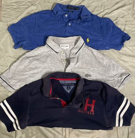 Ralph Lauren, Lacoste et Tommy Hilfiger Polo T-shirts