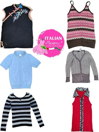 tricot rayé y2k