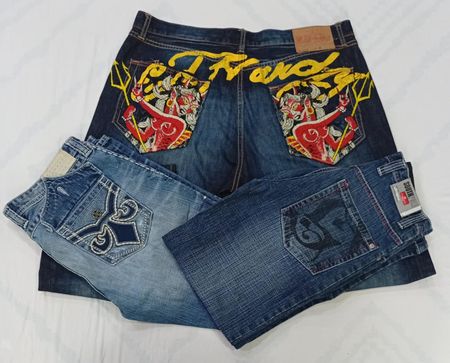 CR8684 VINTAGE DESIGNER MEN'S JEANS