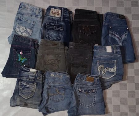 EARL AND OTHER MIX BRANDS MINI SHORTS (ID 1254)