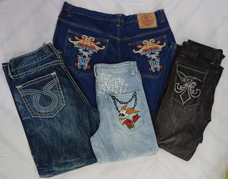 CR8685 VINTAGE DESIGNER MEN'S JEANS