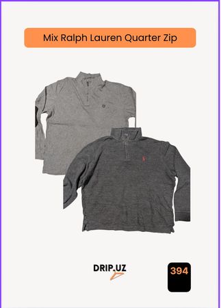 Ralph Lauren and Chaps Quarter zip