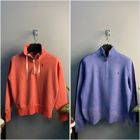 Premium Ralph Lauren 1/4 Zip Knitwear | R-273