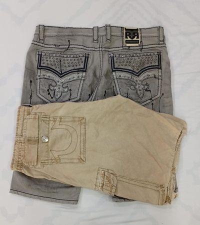CR8691 VINTAGE ROCK REVIVAL & TRUE RELIGION SHORTS