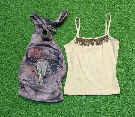 5808 - Y2K Style Cami Tops