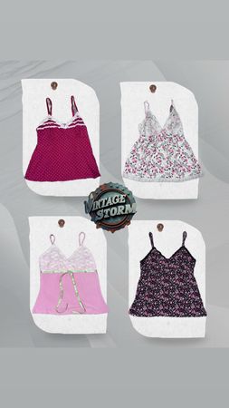 Y2K Mystic Aura Cami Tops