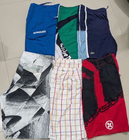 Shorts de baño Quick silver, Billa bong, Lacoste mix