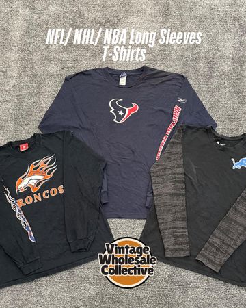NFL / NHL / NBA Long Sleeve T-Shirts - (22/05)