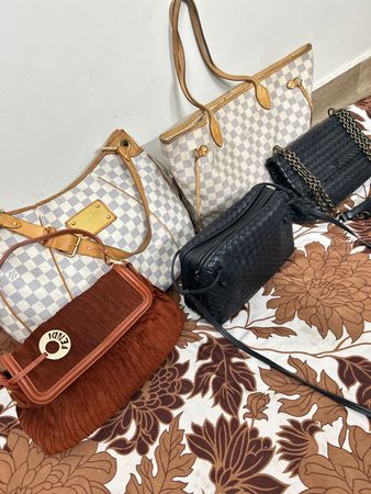 Authentic lv fendi bottega handbags