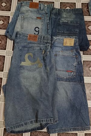 Hip Hop Embroidered Baggy Short