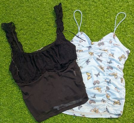 5800 - Y2K Style Blouses and Cami Tops