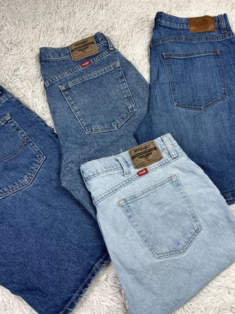Mix branded denim short