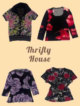 Just £5PP; Rose Energy Only Y2k Tops(TH/421)