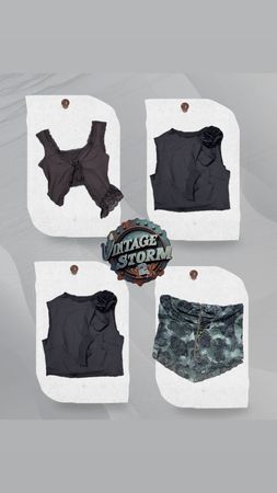 Y2K Urban Grace Poly Blouse