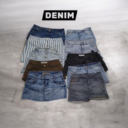 Y2K Denim Mini Skirts