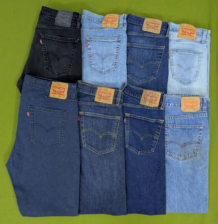 RV3597 Levi's Zipper Jeans