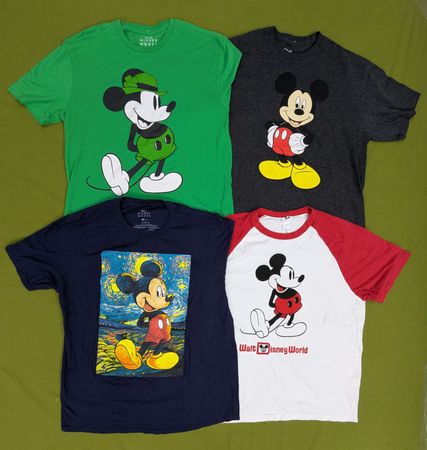 💥 RV3603 Mickey Mouse Printed Tees