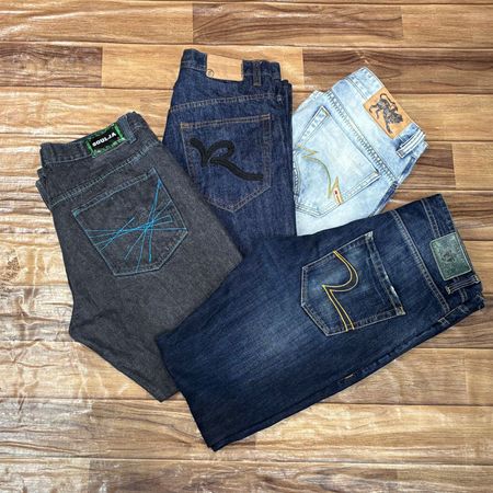 Hip hop denim jeans (FNC90)