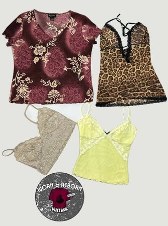 Y2k blouse mix bundle 18 pieces WR1572