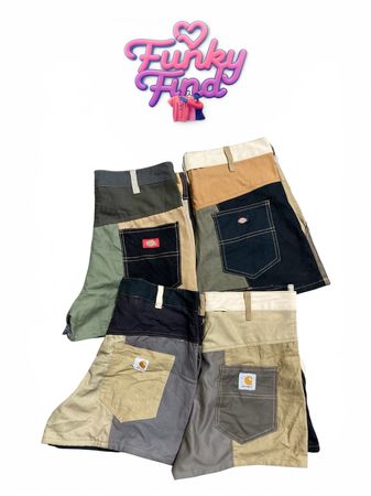Upcycled Carhartt & Dickies Mini Shorts