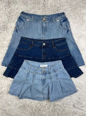 Mini jupe en denim