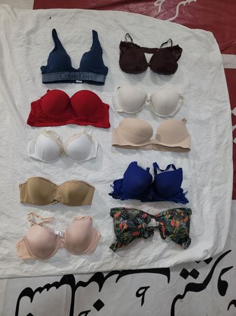 Calvin klein + Mix colorfull padded bra bundle .