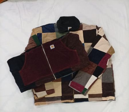 CR8716,CR8717,CR8718,CR8719,CR8720,CR8721 UPCYCLED CORDUROY JACKETS