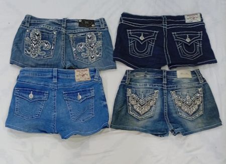 CR8728 UPCYCLED MIX BRANDED SHORTS