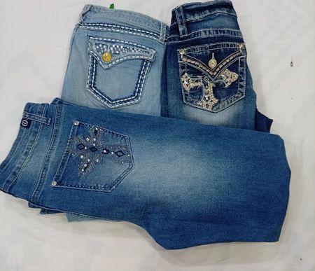 CR8736 Y2K FLARE JEANS