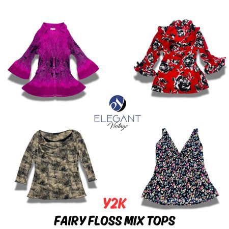 Y2K Fairy floss Mix Tops - EV0620