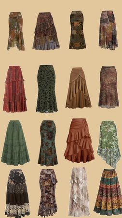 Y2k mixed skirts