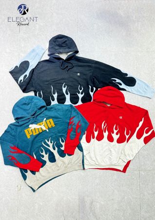 UPCYCLED Champion Mix Branded Hoodies - EVR0594