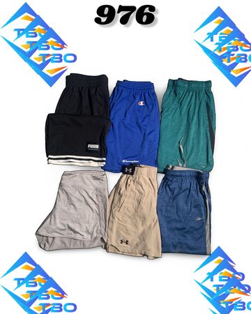 Mix Branded Shorts (brands)  Reebok , Champion , Russell , Under Armour & GYM Shark 🦈 etc #976.