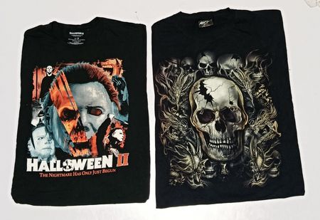 Printed T-shirt Black RV # 895