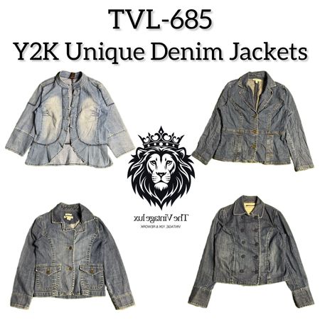 Y2K Unique Denim Jacket (TVL-685)