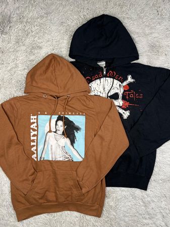 Vintage printed hoodies